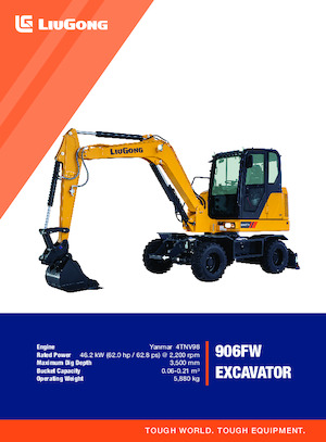 Minibagger Liugong 906FW