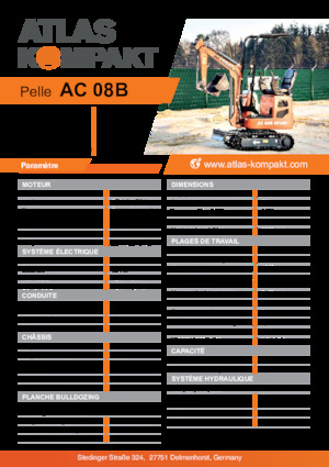 Minibagger Atlas Kompakt AC 08B