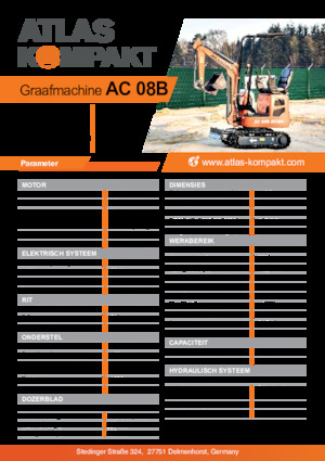 Minibagger Atlas Kompakt AC 08B