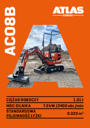 Minibagger Atlas Kompakt AC 08B
