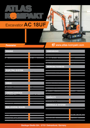Minibagger Atlas Kompakt AC 18UF