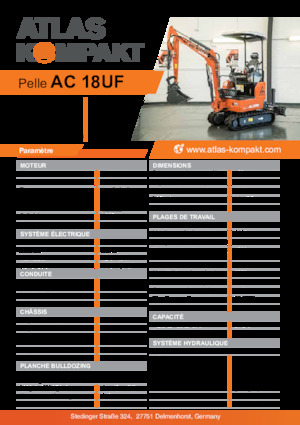 Minibagger Atlas Kompakt AC 18UF