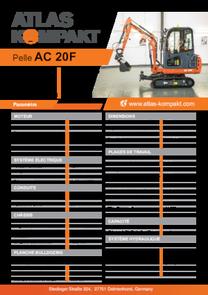 Minibagger Atlas Kompakt AC 20F