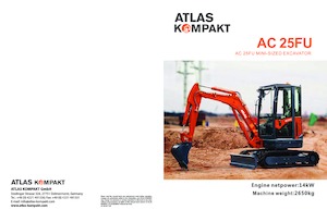Minibagger Atlas Kompakt AC 25FU