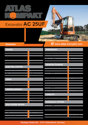 Minibagger Atlas Kompakt AC 25UF