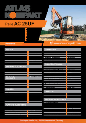 Minibagger Atlas Kompakt AC 25UF