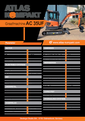 Minibagger Atlas Kompakt AC 35UF