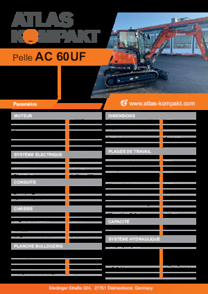 Minibagger Atlas Kompakt AC 60UF
