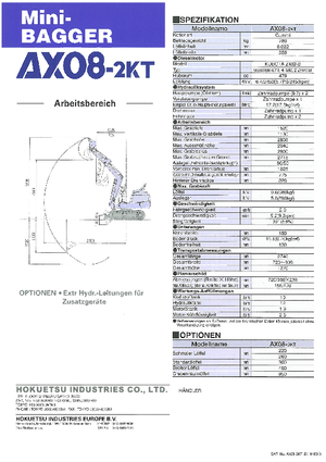Minibagger Airman AX 08-3