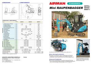 Minibagger Airman AX 18-4