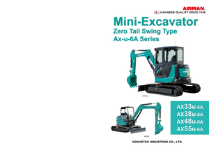 Minibagger Airman AX 38 U 6A