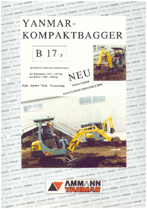 Minibagger Yanmar B 17-2