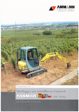 Minibagger Yanmar B 18 EX