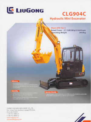 Minibagger Liugong CLG904C 