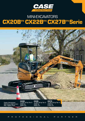 Minibagger Case CX 22 B ZTS