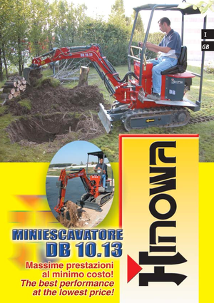 Minibagger Hinowa DB 10.13