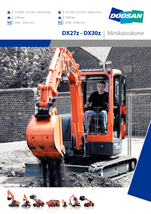 Minibagger Doosan DX30Z