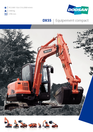 Mobilbagger Doosan DX 55