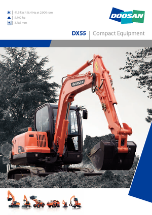 Mobilbagger Doosan DX 55