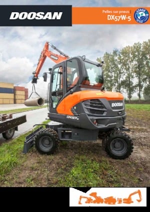 Mobilbagger Doosan DX57W