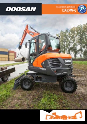 Mobilbagger Doosan DX57W