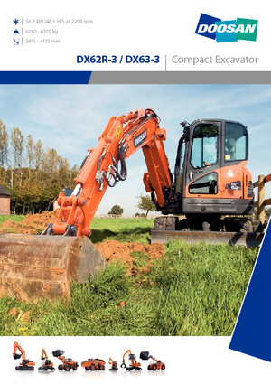 Raupenbagger Doosan DX62R-3