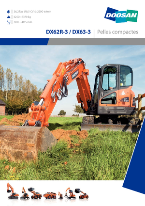 Raupenbagger Doosan DX62R-3