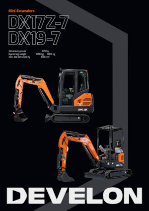 Minibagger Develon DX17Z 