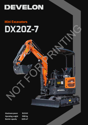 Minibagger Develon DX20Z-7 