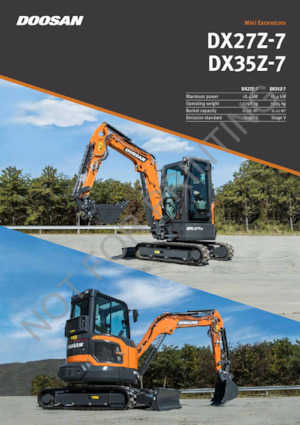 Minibagger Doosan DX27Z-7