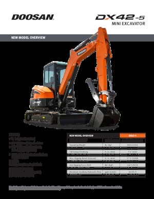 Minibagger Doosan DX42-5