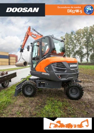 Mobilbagger Doosan DX57W-5