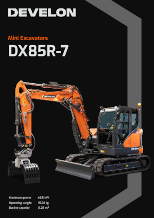 Raupenbagger Develon DX85R-7