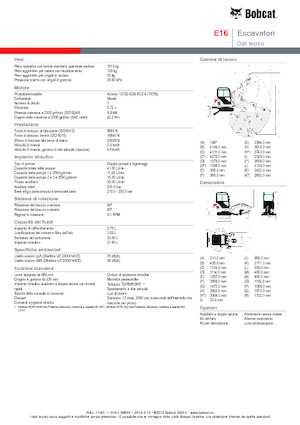 Minibagger Bobcat E 16