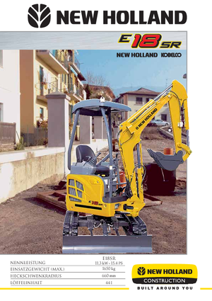 Minibagger New Holland E18SR