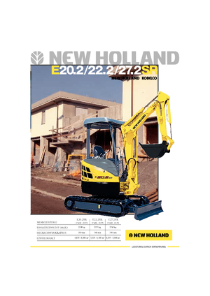 Minibagger New Holland E22.2SR