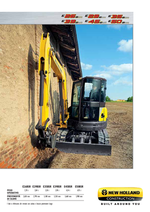 Minibagger New Holland E50B SR