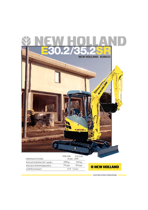 Minibagger New Holland E30.2SR