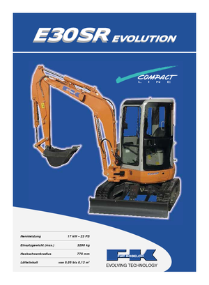 Minibagger Fiat Kobelco E 30 SR