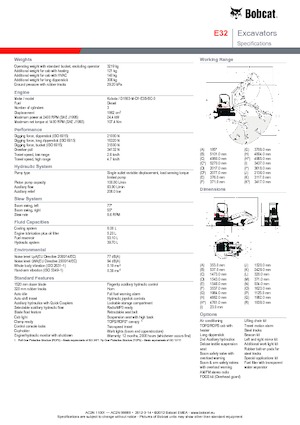 Minibagger Bobcat E32