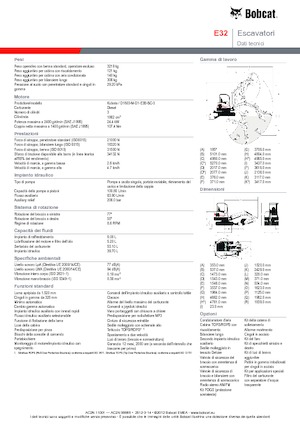 Minibagger Bobcat E32