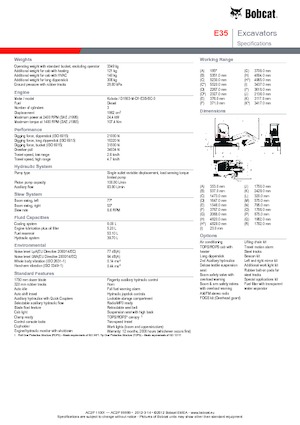 Minibagger Bobcat E35