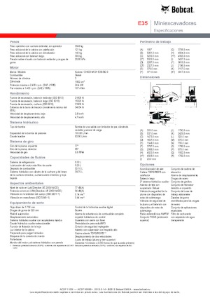 Minibagger Bobcat E35