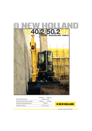 Minibagger New Holland E50.2SR