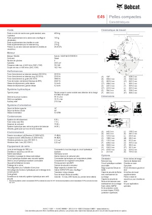 Minibagger Bobcat E45