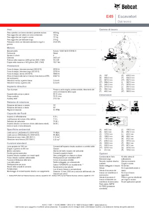 Minibagger Bobcat E45
