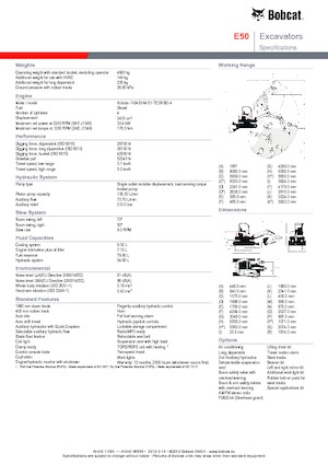 Minibagger Bobcat E50z