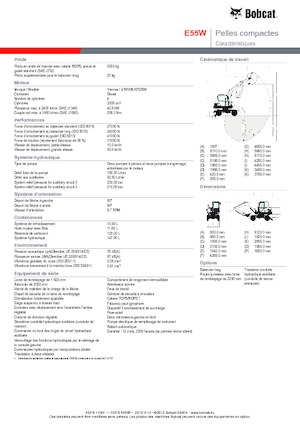 Minibagger Bobcat E55W