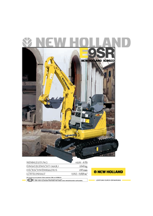 Minibagger New Holland E9SR
