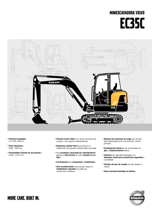 Minibagger Volvo EC35C